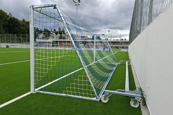 Kippsicherung von einem Fussballtor